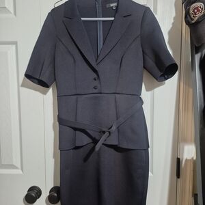 Badgley Mischka Navy Dress